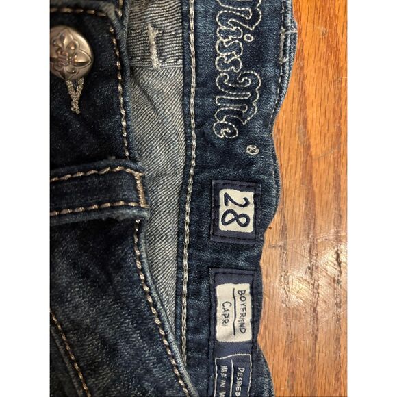 Miss Me Cropped Boyfriend Jeans - Picture 2 of 4